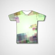 Abstract illustration on t-shirt N58