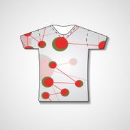Abstract illustration on t-shirt N59