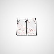 Abstract illustration on shorts N79