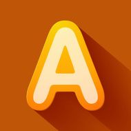Volume icons alphabet A N7