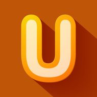 Volume icons alphabet U N8