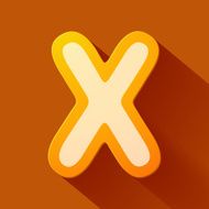 Volume icons alphabet X N7