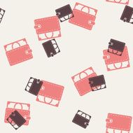 seamless background purse money N11