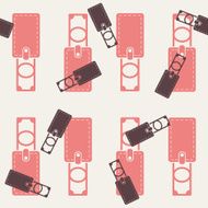 seamless background purse money N12