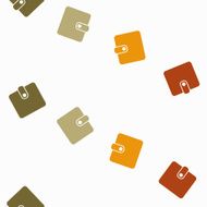seamless background purse money N14
