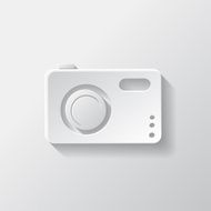 Digital photo camera icon