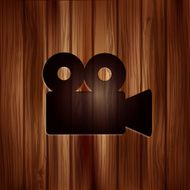 Video camera web icon Cinema symbol N2