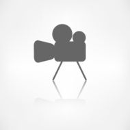 Video camera icon Media symbol N2