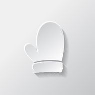 Christmas mitten icon N2