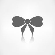 Gift Christmas bow web icon