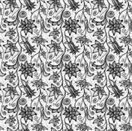 Flower lacy seamless background N10