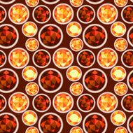 yellow and red gemstone seamless pattern