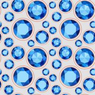 blue saturated color Sapphire seamless pattern