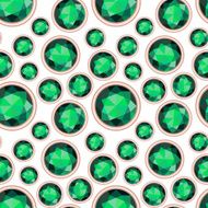 green emerald seamless pattern