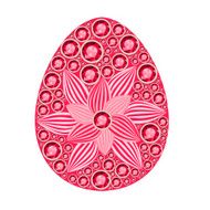 jewel Easter egg with decorative flower