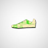 Abstract illustration on sneakers N68
