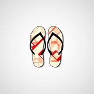 Abstract illustration on flip flops N76