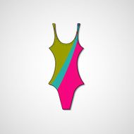 female swimsuit isolated N79