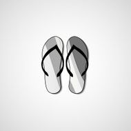 Abstract illustration on flip flops N78