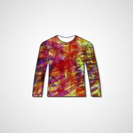 Abstract illustration on sweater N72