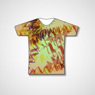 Abstract illustration on t-shirt N64