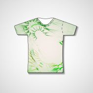 Abstract illustration on t-shirt N65