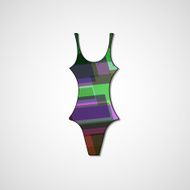 female swimsuit isolated N82