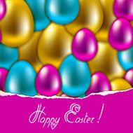 Seamless vector easter background N5