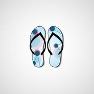 Abstract illustration on flip flops N81