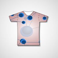 Abstract illustration on t-shirt N67