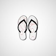 Abstract illustration on flip flops N82