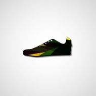 Abstract illustration on sneakers N74