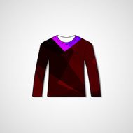 Abstract illustration on sweater N76