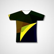 Abstract illustration on t-shirt N68