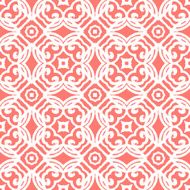 Vintage vector art deco pattern in black and white