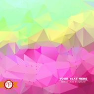 Abstract Colorful Triangles Background Vector N66