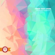 Abstract Colorful Triangles Background Vector N67