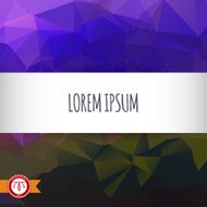 Abstract Colorful Triangles Background Vector N68