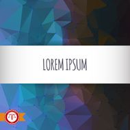Abstract Colorful Triangles Background Vector N69