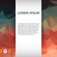 Abstract Colorful Triangles Background Vector N70