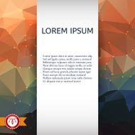 Abstract Colorful Triangles Background Vector N72