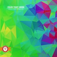 Abstract Colorful Triangles Background Vector N76