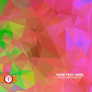 Abstract Colorful Triangles Background Vector N77