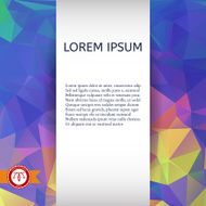 Abstract Colorful Triangles Background Vector N84