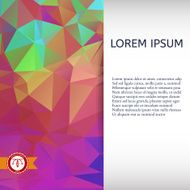 Abstract Colorful Triangles Background Vector N87