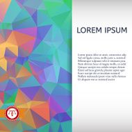 Abstract Colorful Triangles Background Vector N88