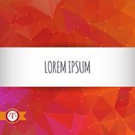 Abstract Colorful Triangles Background Vector N94