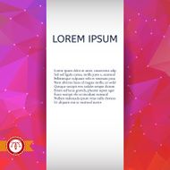 Abstract Colorful Triangles Background Vector N96