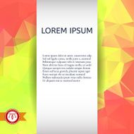 Abstract Colorful Triangles Background Vector N104