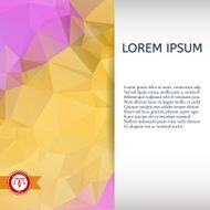 Abstract Colorful Triangles Background Vector N109